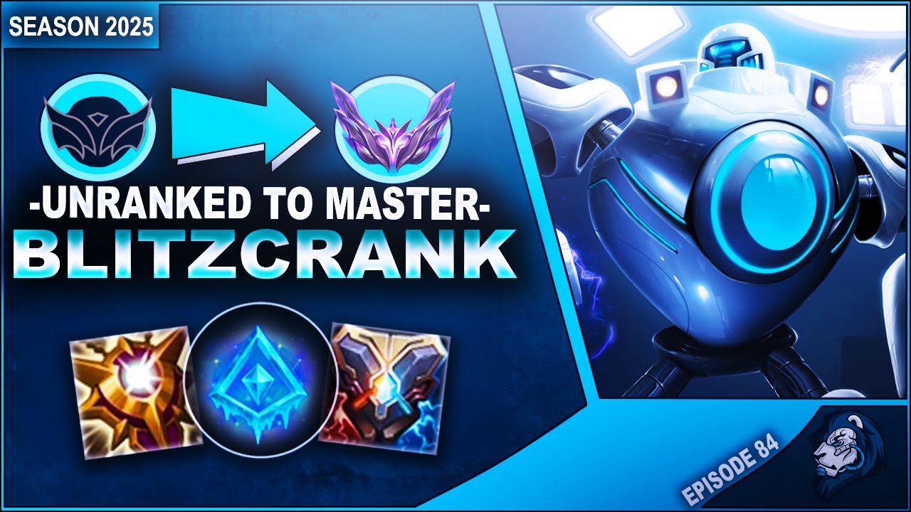 I CANNOT MISS MY HOOKS! BLITZCRANK! - Unranked to Master | League of Legends