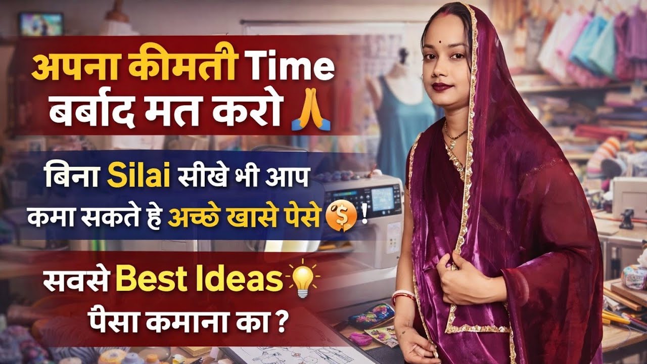 बिना Silai सीखे आप भी कमा सकते हो महीने के लाखों 💰 रुपया || Most Important Tricks to earn money ? 