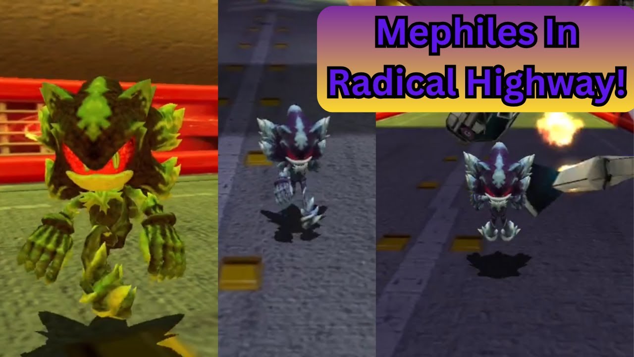 Mephiles In Radical Highway!