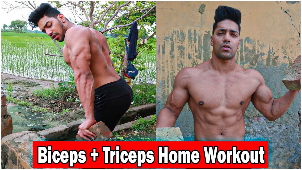 Biceps and Triceps Home Workout (No Gym)