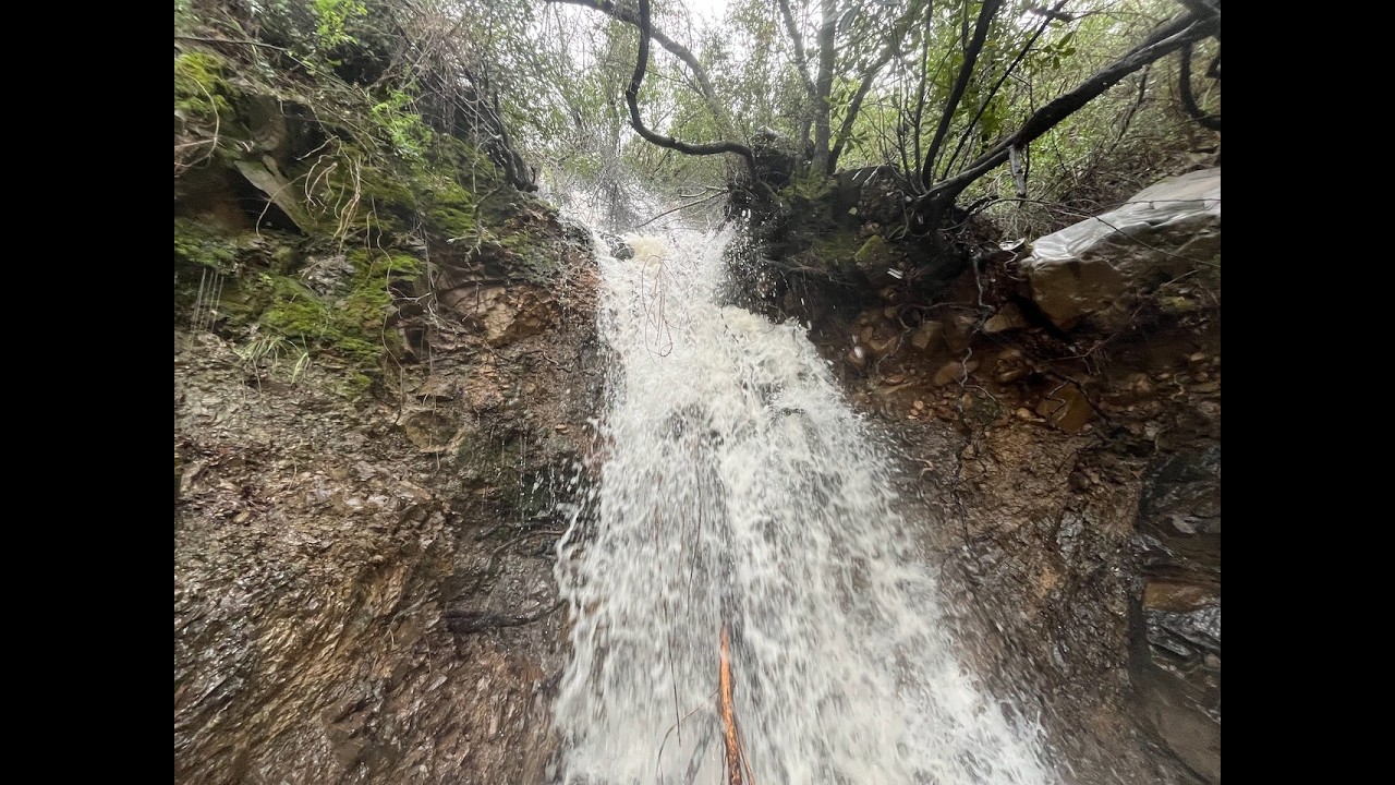 Fun Waterfall Adventure from Failed Hot Springs Trip: Santa Barbara Backcountry