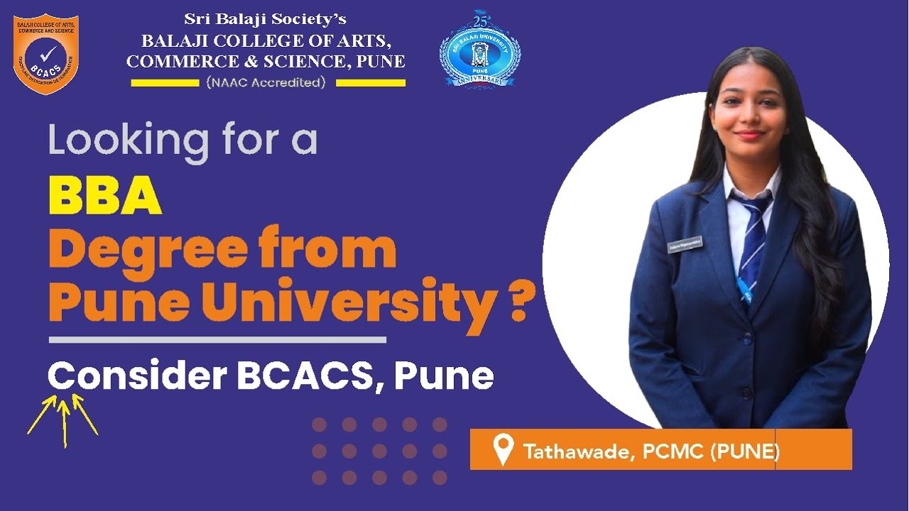BCACS Pune  - Get A BBA Degree From Pune University (100% Placement Assistance)