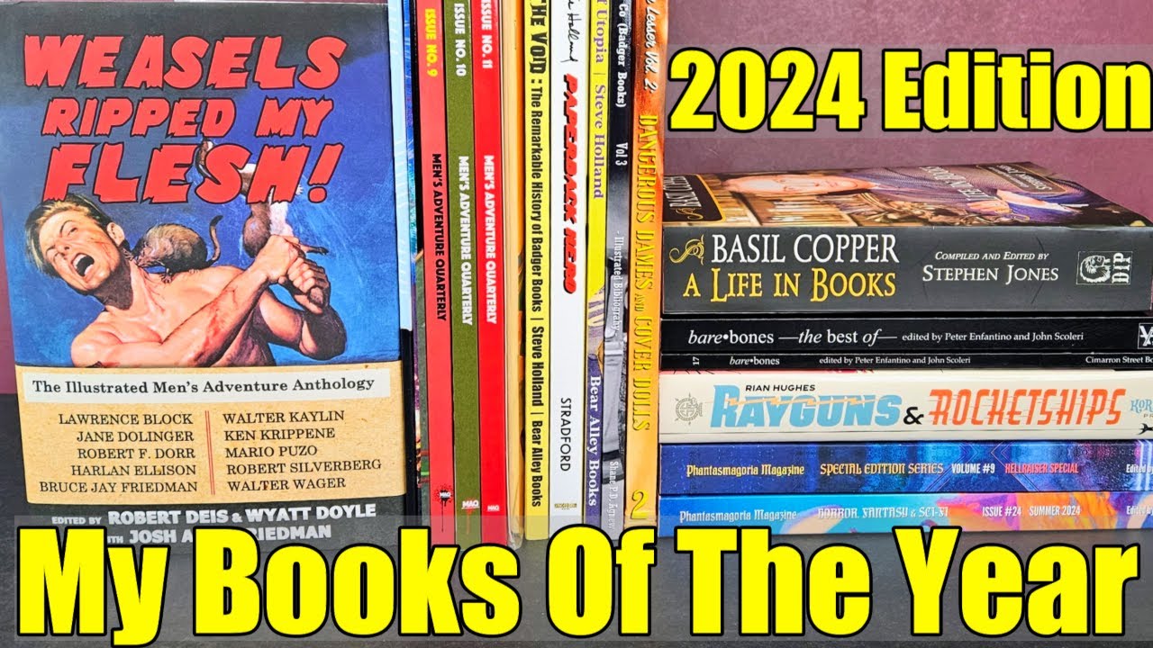 My BOOKS of the YEAR - Find the PERFECT Gift - 2024 Edition - BADGER - Men's Adventure - PAPERBACKS