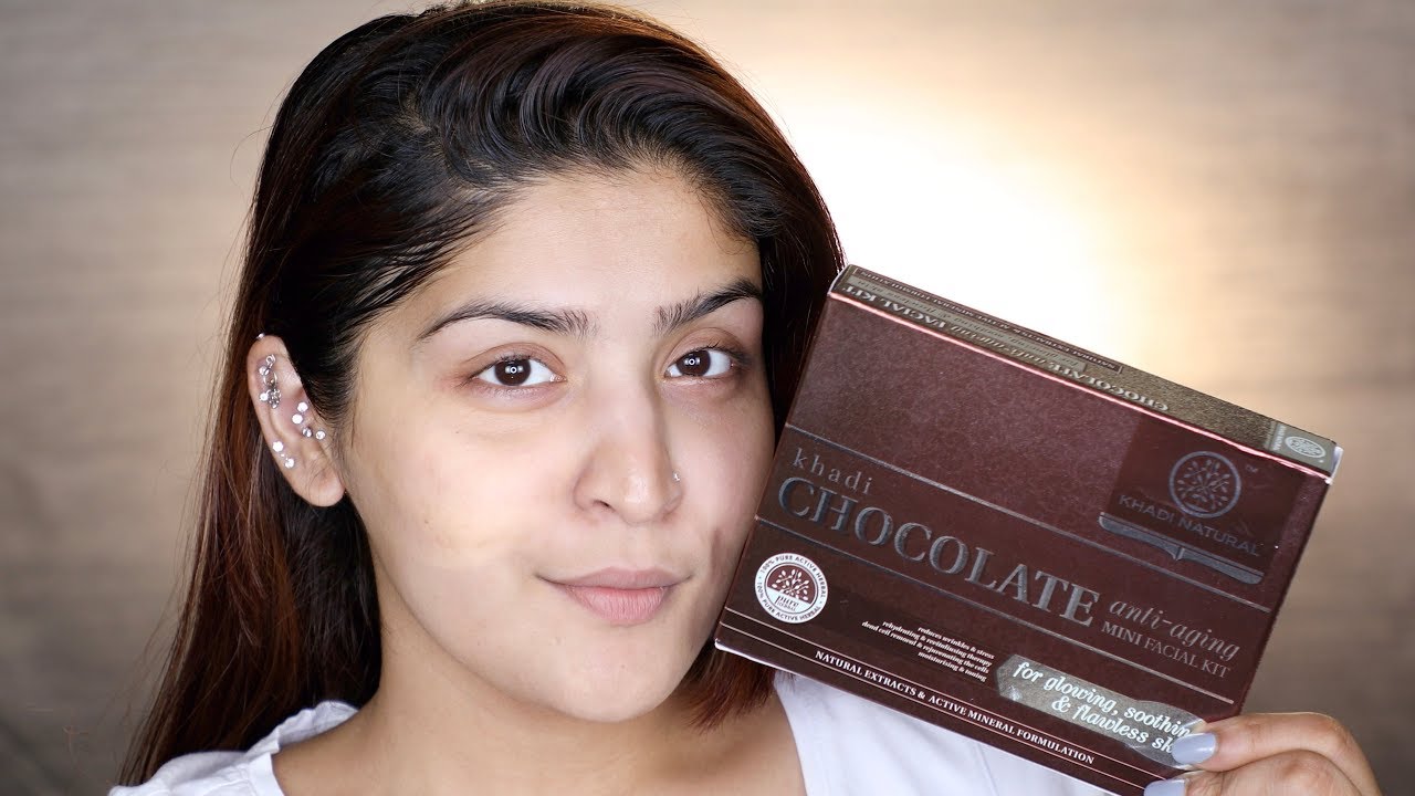 Khadi Chocolate Mini Facial Kit Review | Shreya Jain