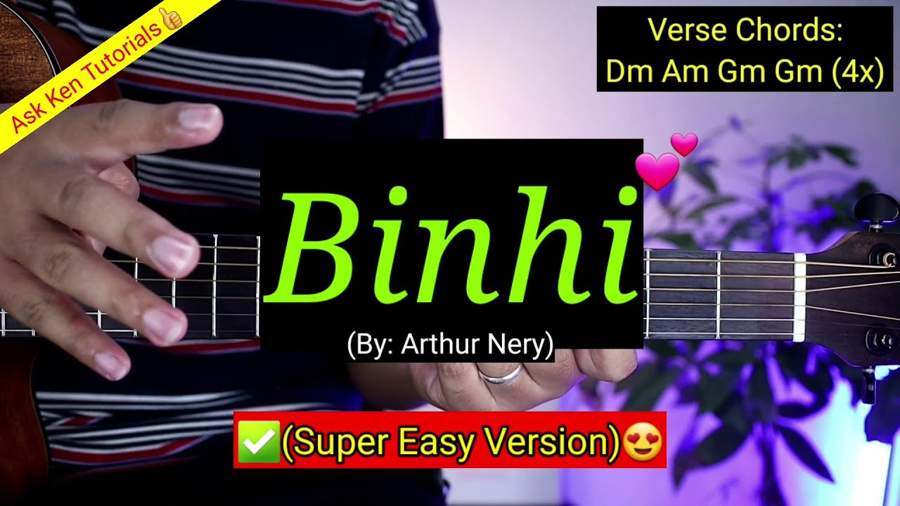 Binhi - Arthur Nery (Super Easy Chords)😍 | Guitar Tutorial