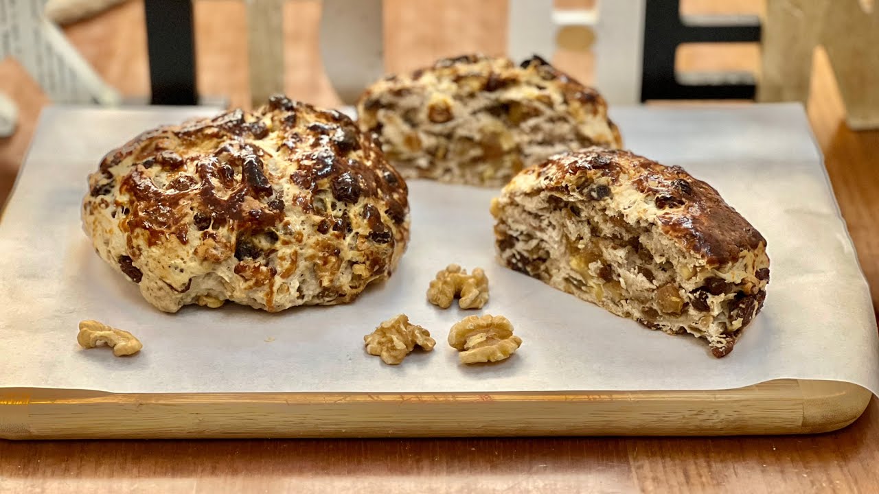 Il Pane dolce Con Uvetta E Noci Che Vorrai Mangiare Ogni Giorno! Ricetta Facile Per Tutti