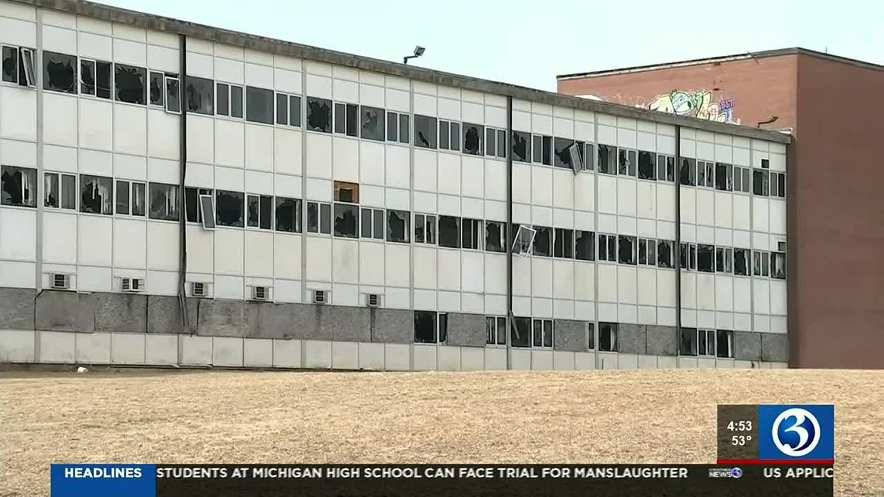 VIDEO: Funding to knock down old school in Hamden