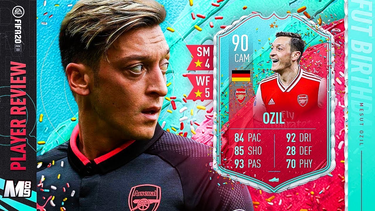 FUT BIRTHDAY OZIL PLAYER REVIEW | 90 FUT BIRTHDAY OZIL REVIEW | FIFA 20 Ultimate Team