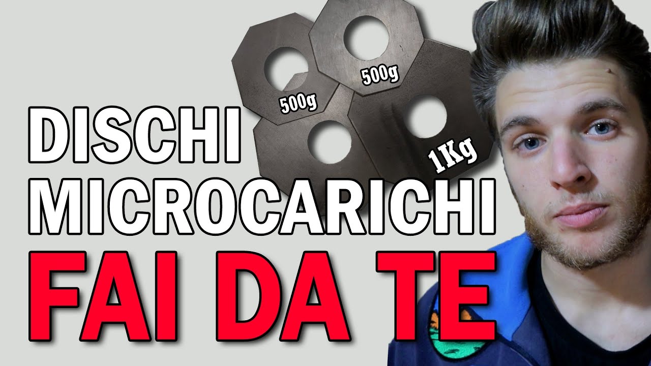Come Costruire dei DISCHI MICROCARICHI - Home Gym FAI DA TE