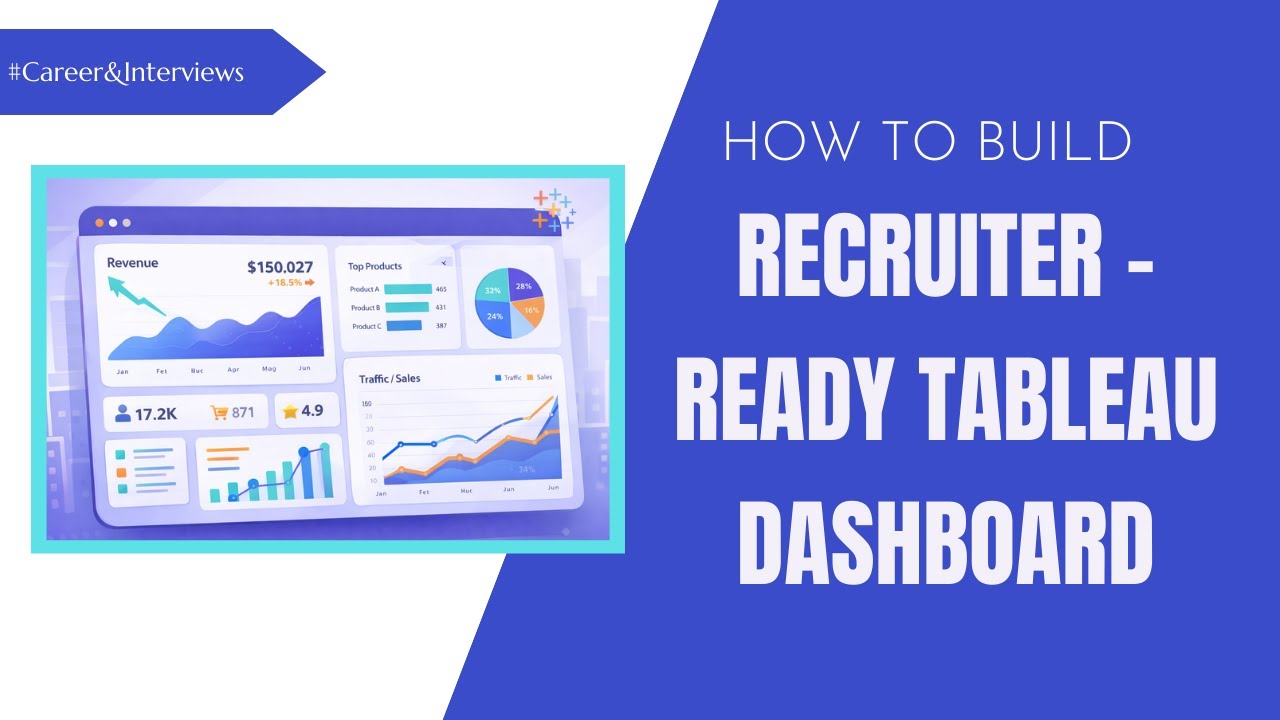 How to Build Recruiter-Ready Dashboards (What Hiring Managers Actually Look For) | #tableau