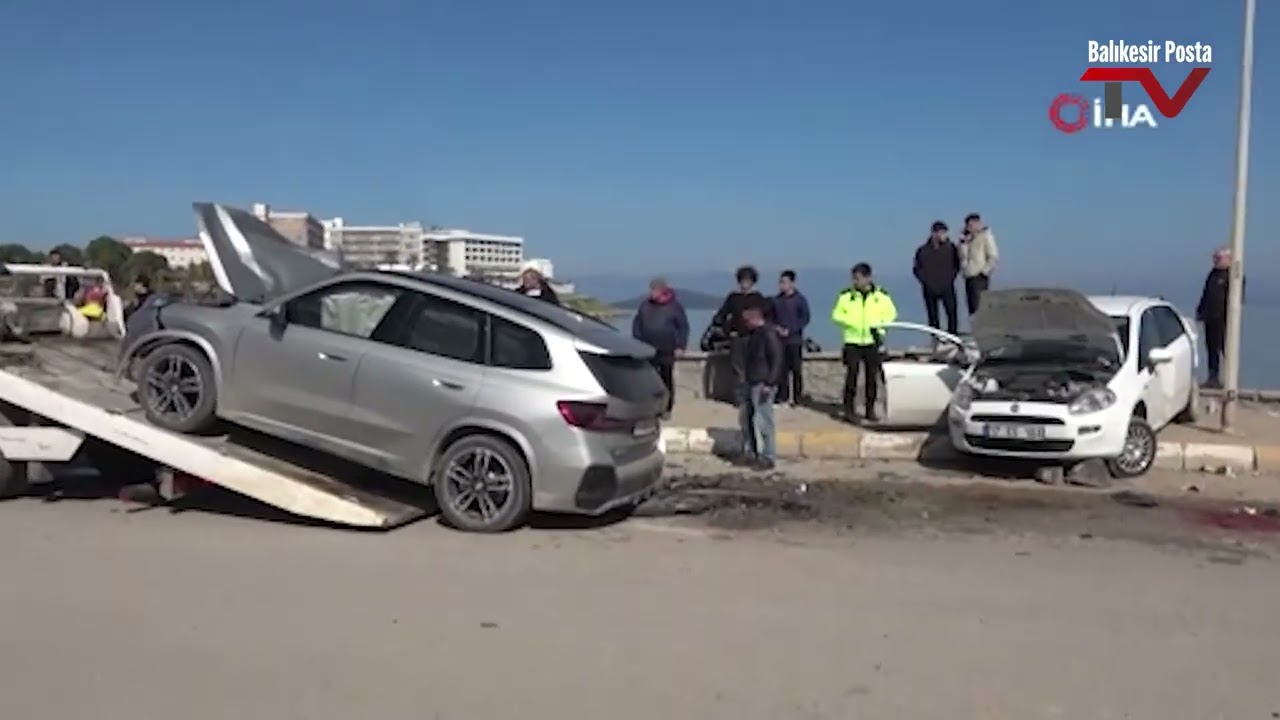 AYVALIK'TA KAZA : 6 YARALI