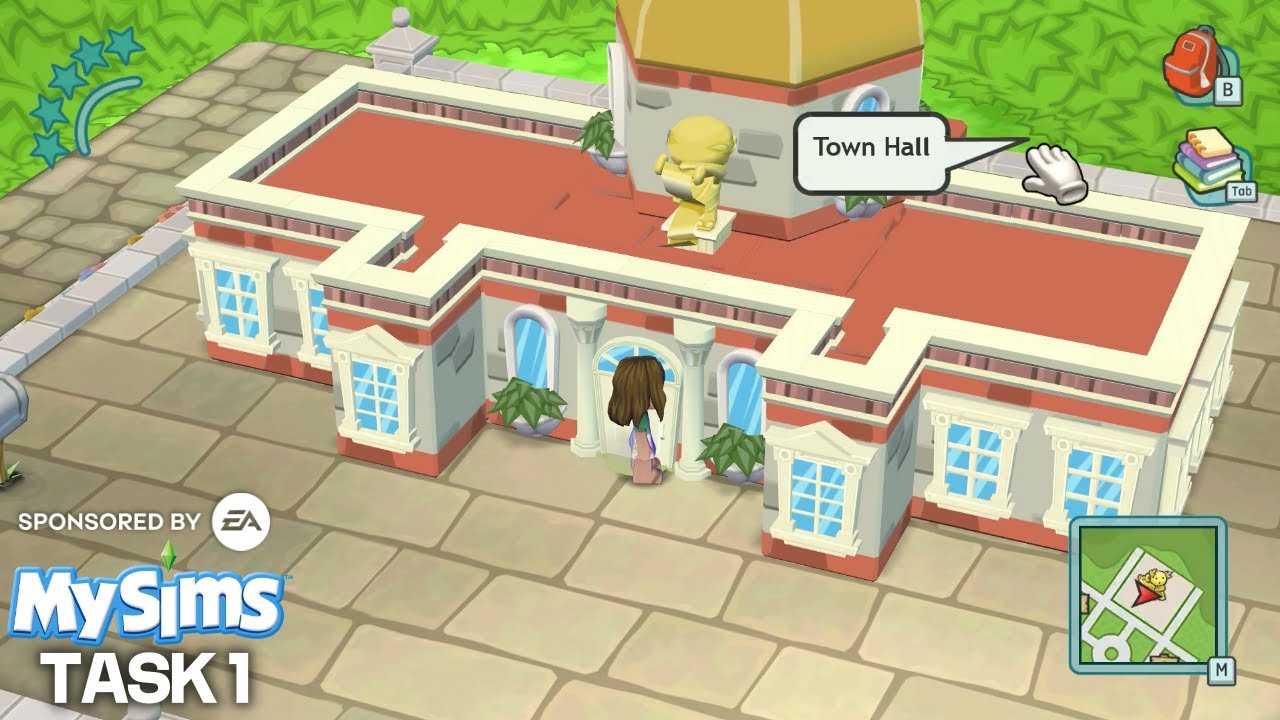 How to build a workshop and help the Mayor in MySims | MySims Cozy Bundle gameplay (PART 1) 🏛️