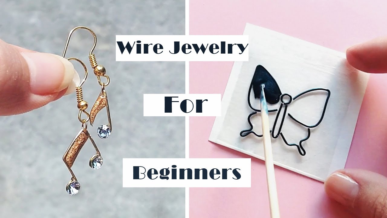 How To Make Wire Jewelry For Beginners  / Wire & Resin Jewelry Techniques