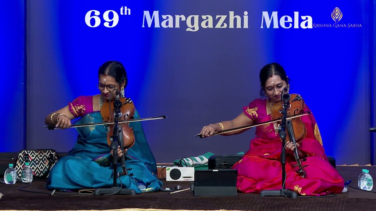 Dr. Sudha & Dr. Srividhya Violin Duet | Full Concert LIVE | Margazhi Mela 2025 | Krishna Gana Sabha