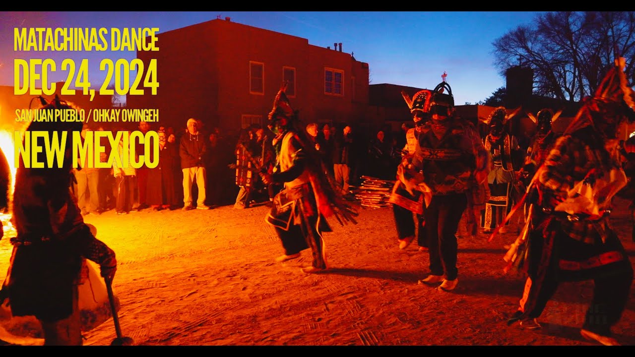 Matachinas December 24, 2024 #SanJuanPuebloNM #OhkayOwingeh #nativeamerican #NewMexico