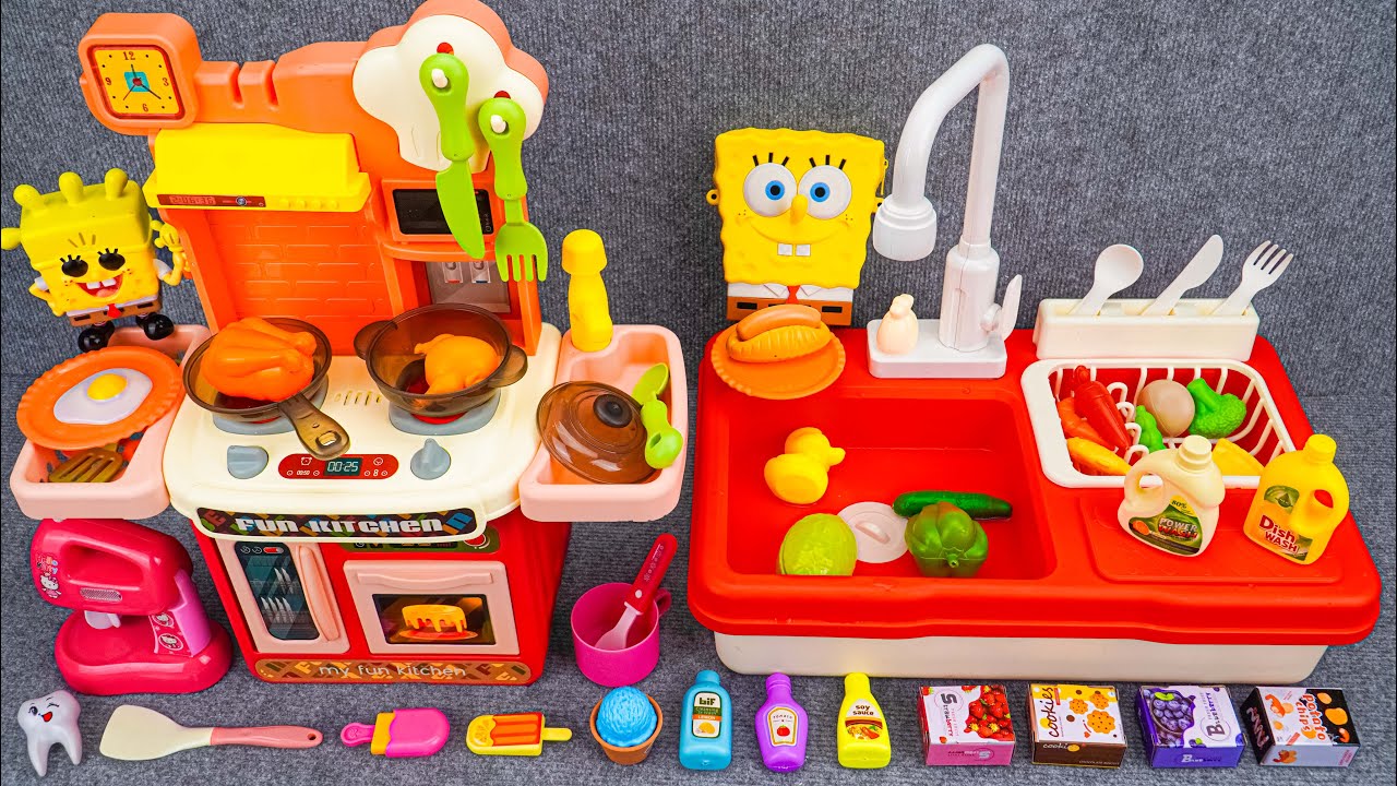 85 Minutes Satisfying with Unboxing Kitchen Sink Furniture Toys Play Set ASMR｜Review Toys