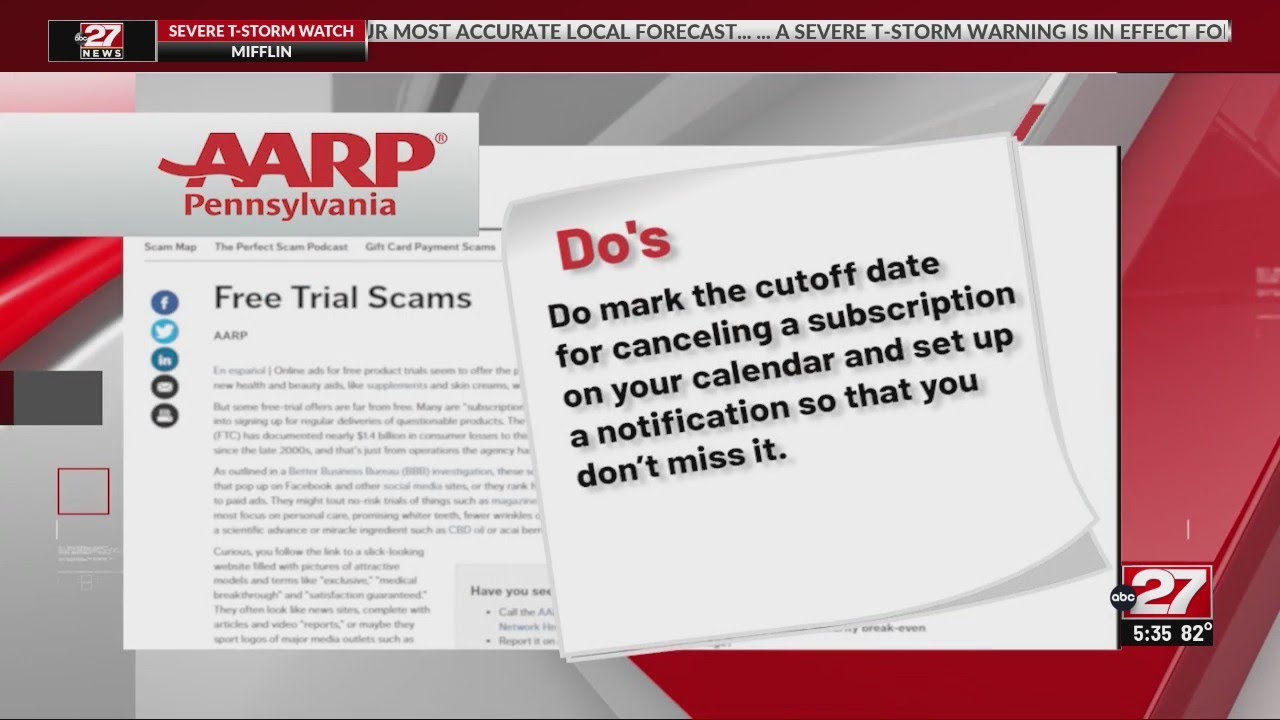 AARP Fraud Watch: Is that free trial really a subscription trap?