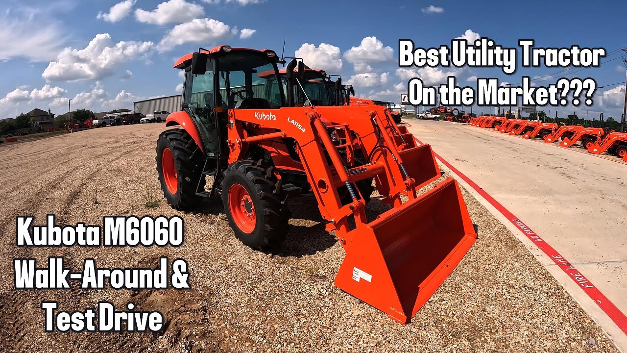 #1 Utility Tractor | Kubota M6060 Walk Around & Test Drive | Review