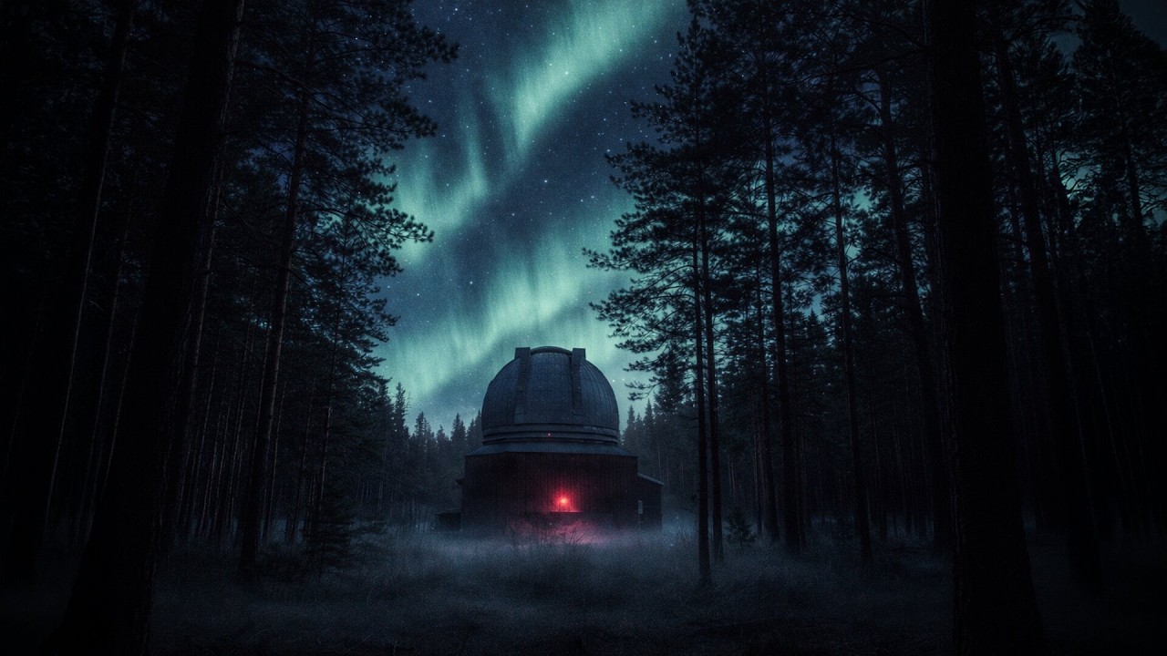 Dark Ambient Observatory Music | Deep Space Night Soundscape for Sleep, Focus & ADHD Calm