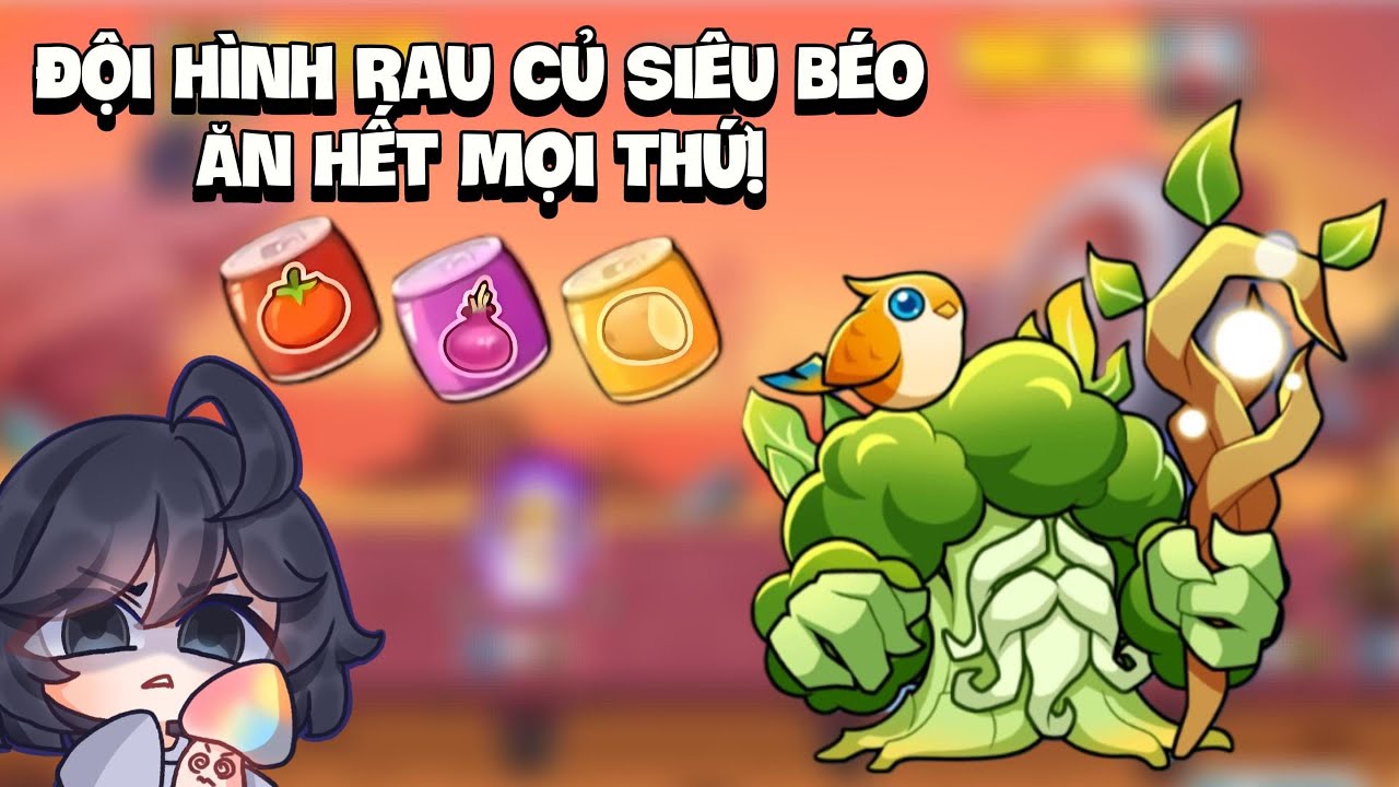 Siêu Đậu Tiến Công: Đội Hình Rau Củ Càng Ăn Càng Mạnh!