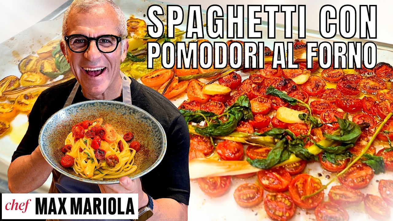 Pasta con Pomodorini al forno e Cacioricotta - Ricetta di Chef Max Mariola