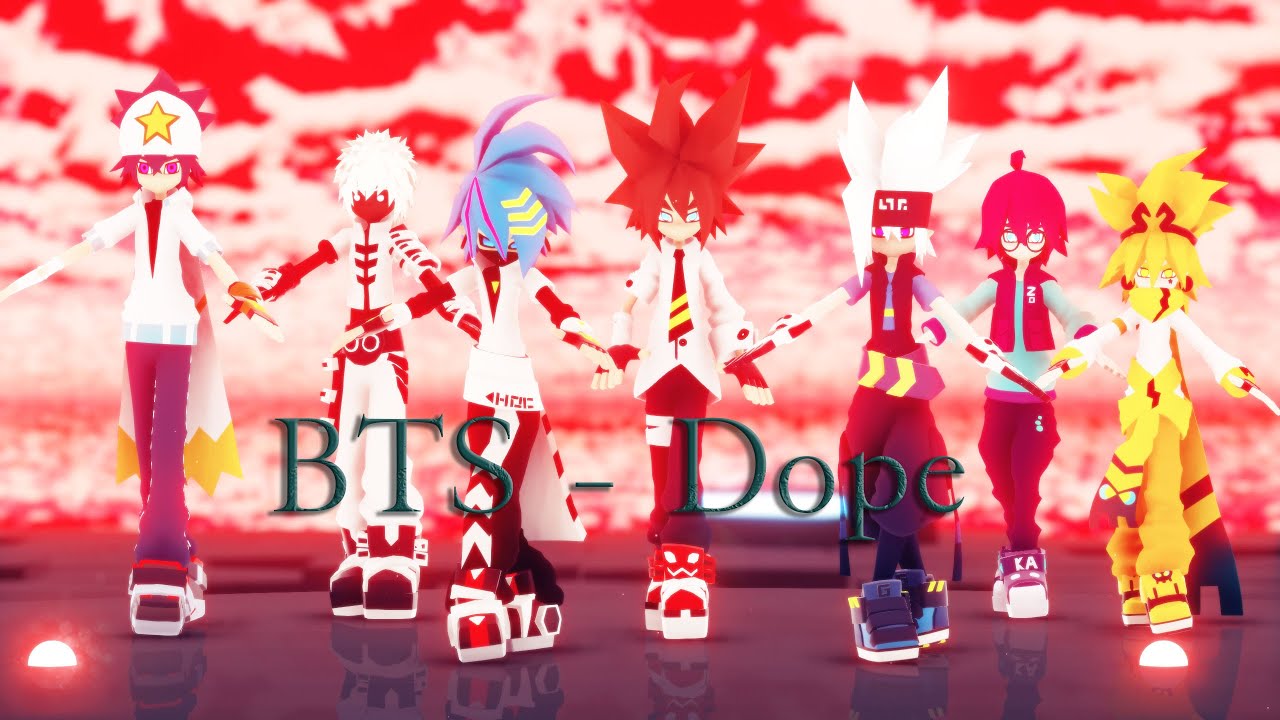 【凹凸世界MMD】凹凸男團 -  Dope
