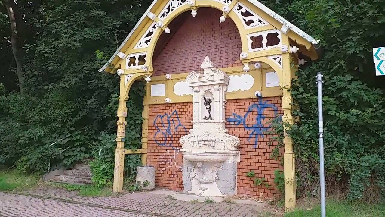 Der Stadtpark in Werdau (Sachsen)