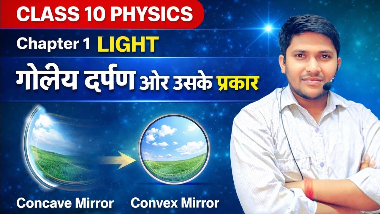 #Spherical mirror #class12physics गोलिय दर्पण किसे कहते है। उत्ताल तथा अवतल दर्पण #convex concave 
