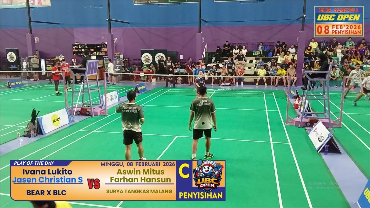 UBC OPEN 2026 SEASON 1 CLASS C | IVANA + JASEN (BLC X BEAR) VS ASWIN + FARHAN (SURYA TANGKAS MALANG)