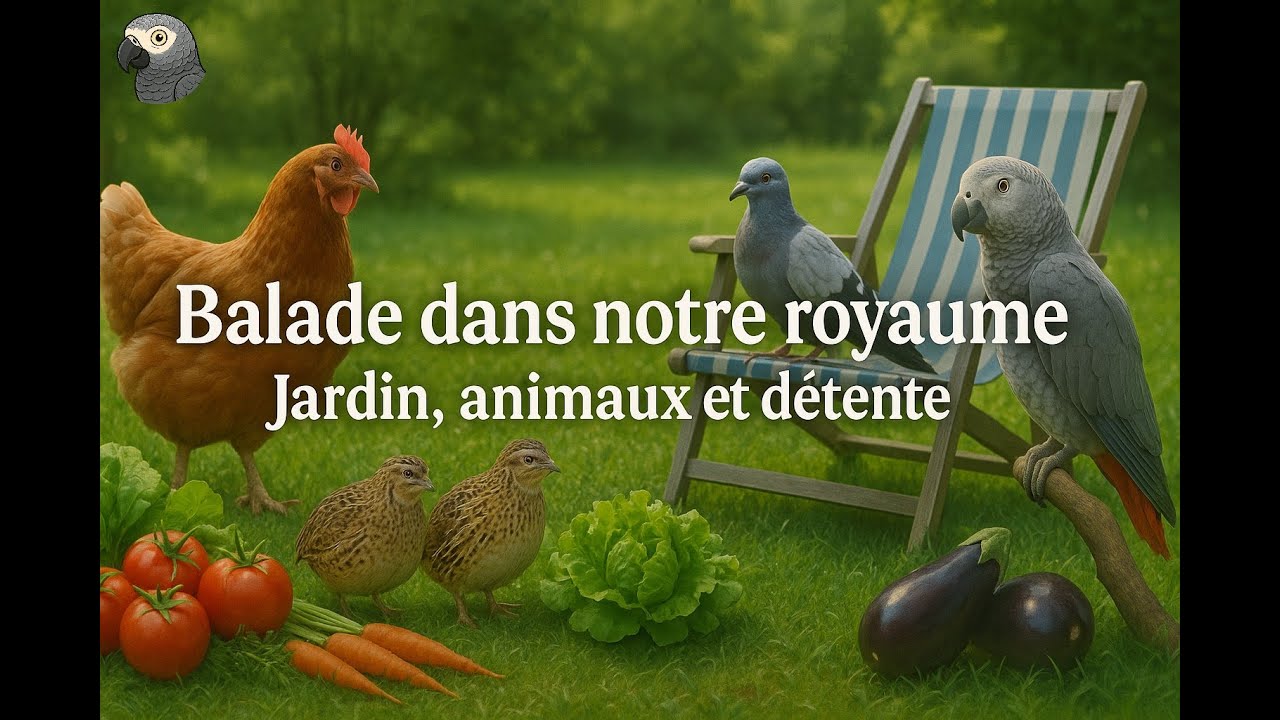 Balade dans notre petit royaume – Jardin, animaux et détente