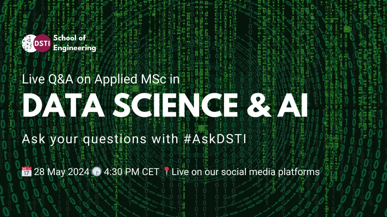 Live Q&A session on Applied MSc in Data Science & AI