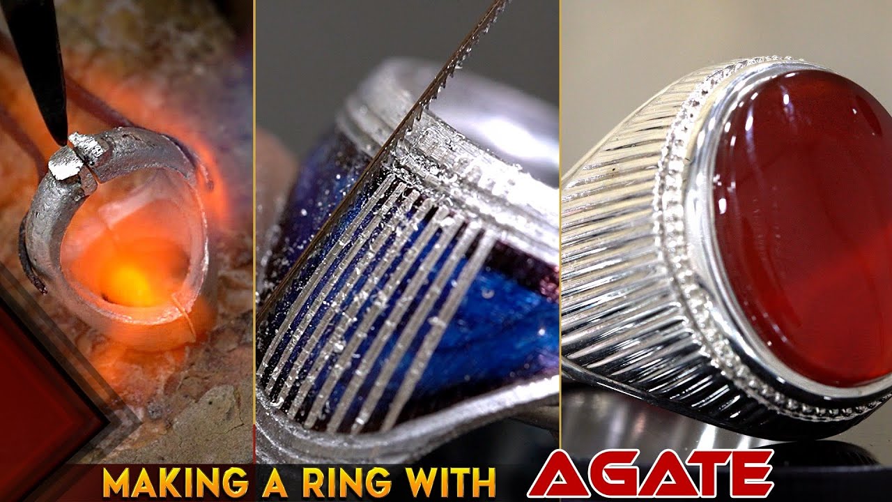 Crafting a Needle Ring with Agate Stone | Handmade Career Story Jewelry