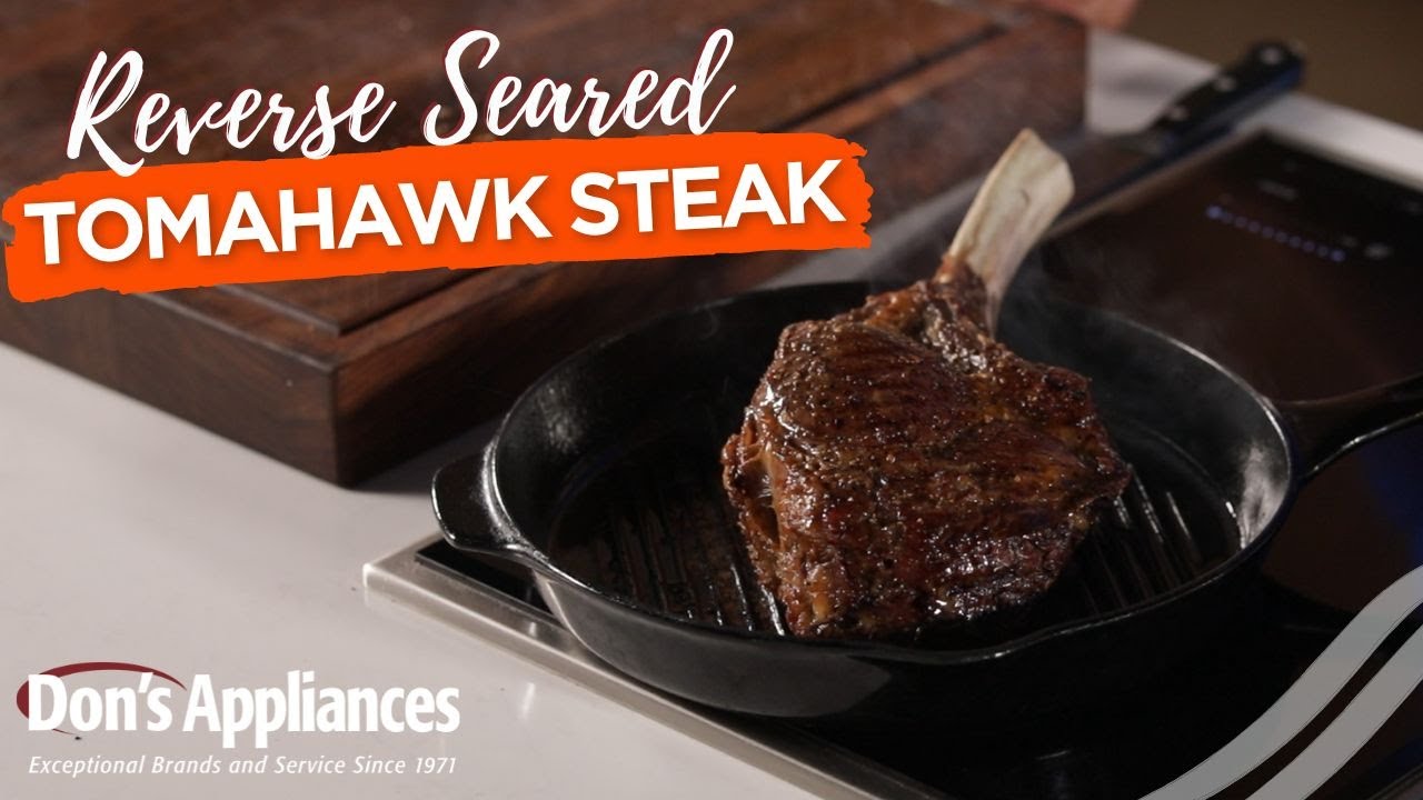 Reverse Seared Tomahawk Steak | Wolf Induction & Wall Oven
