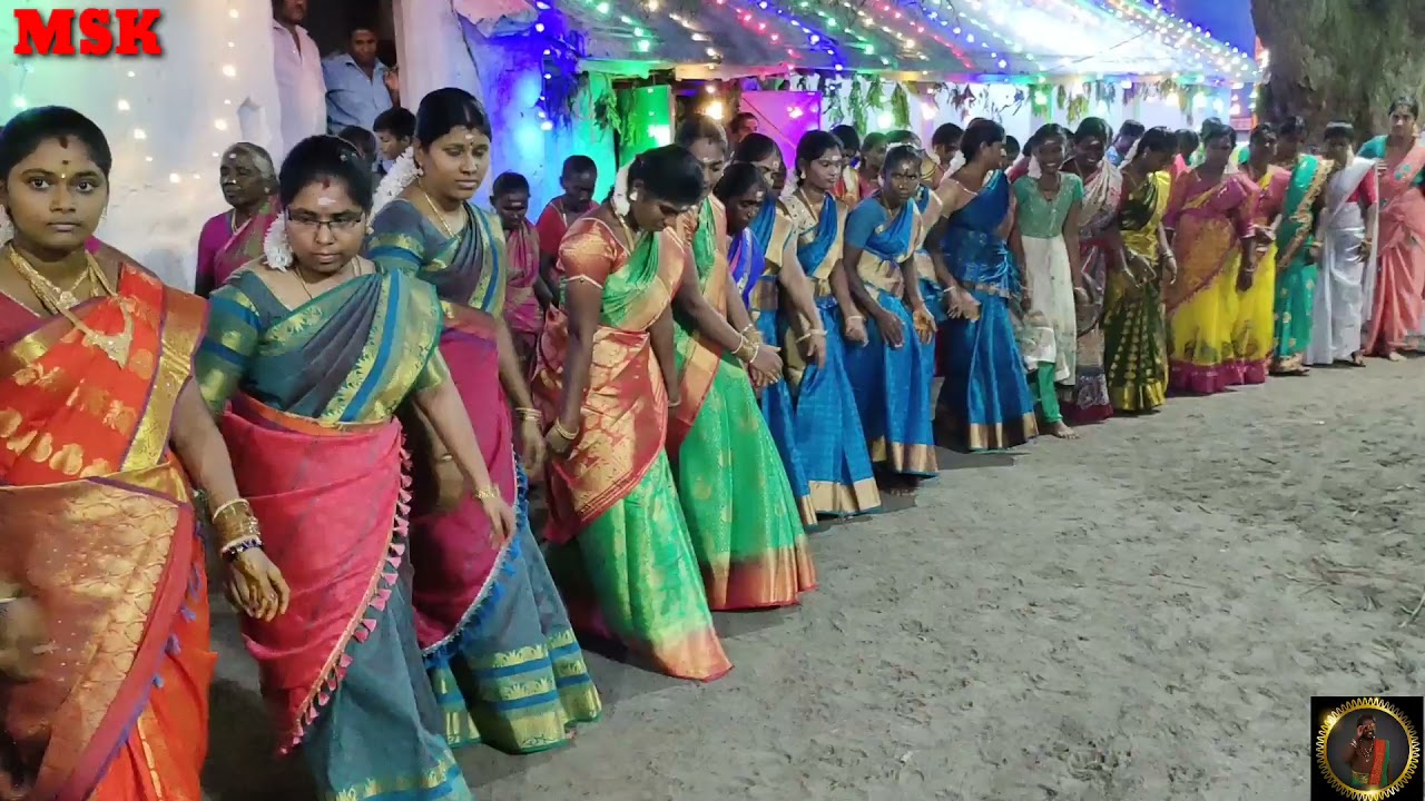 திருமாங்கல்யம் பாடல்(மஞ்சள்கயிறு)ஆண்டார்கொட்டாரம் கிராமத்தில் கும்மி பாடல்#maduraisakthikarthick