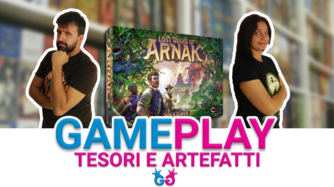 Le Rovine Perdute di Arnak, Partita Completa al gioco da tavolo di esplorazione e mistero!