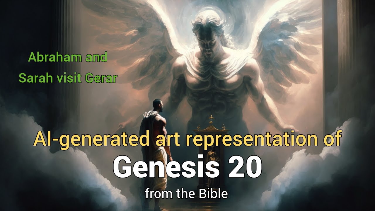 AI Generated Art: Genesis 20 - Abraham and Sarah Visit Gerar