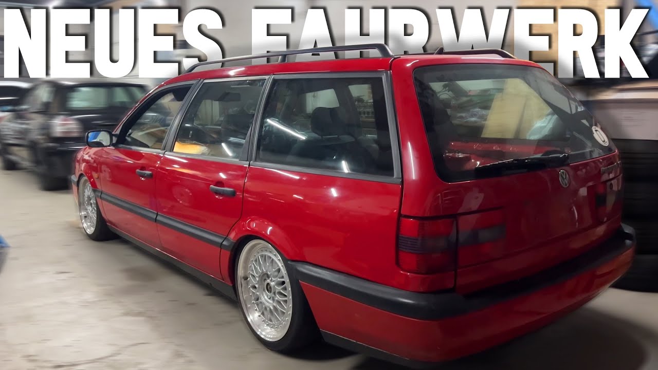 NEUES FAHRWERK FÜR DEN VW PASSAT 35I B4! | HALLEN VLOG