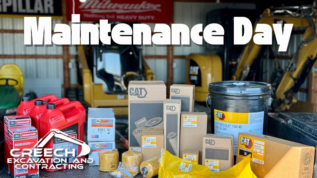 How To Do a Full Service on CAT 304 & CAT 259D