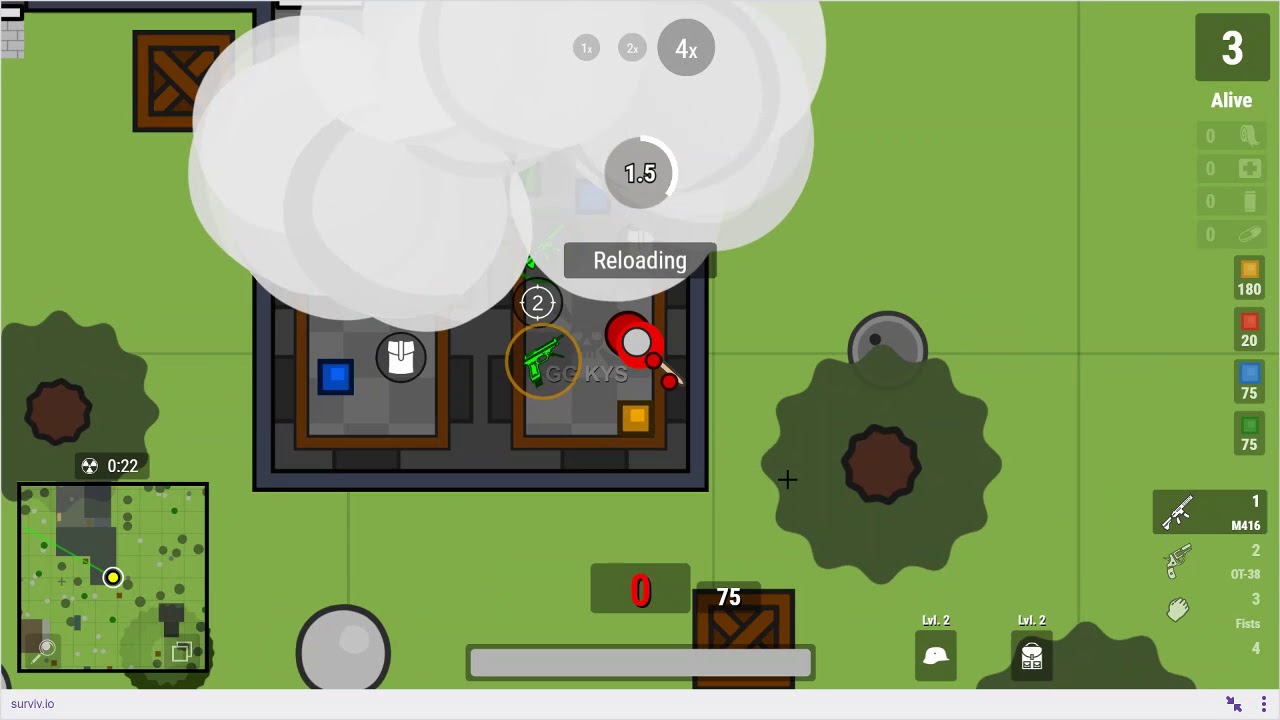 Surviv.io PRIVATE SERVER WIN?!! - Surviv.io Gameplay (Link in description)