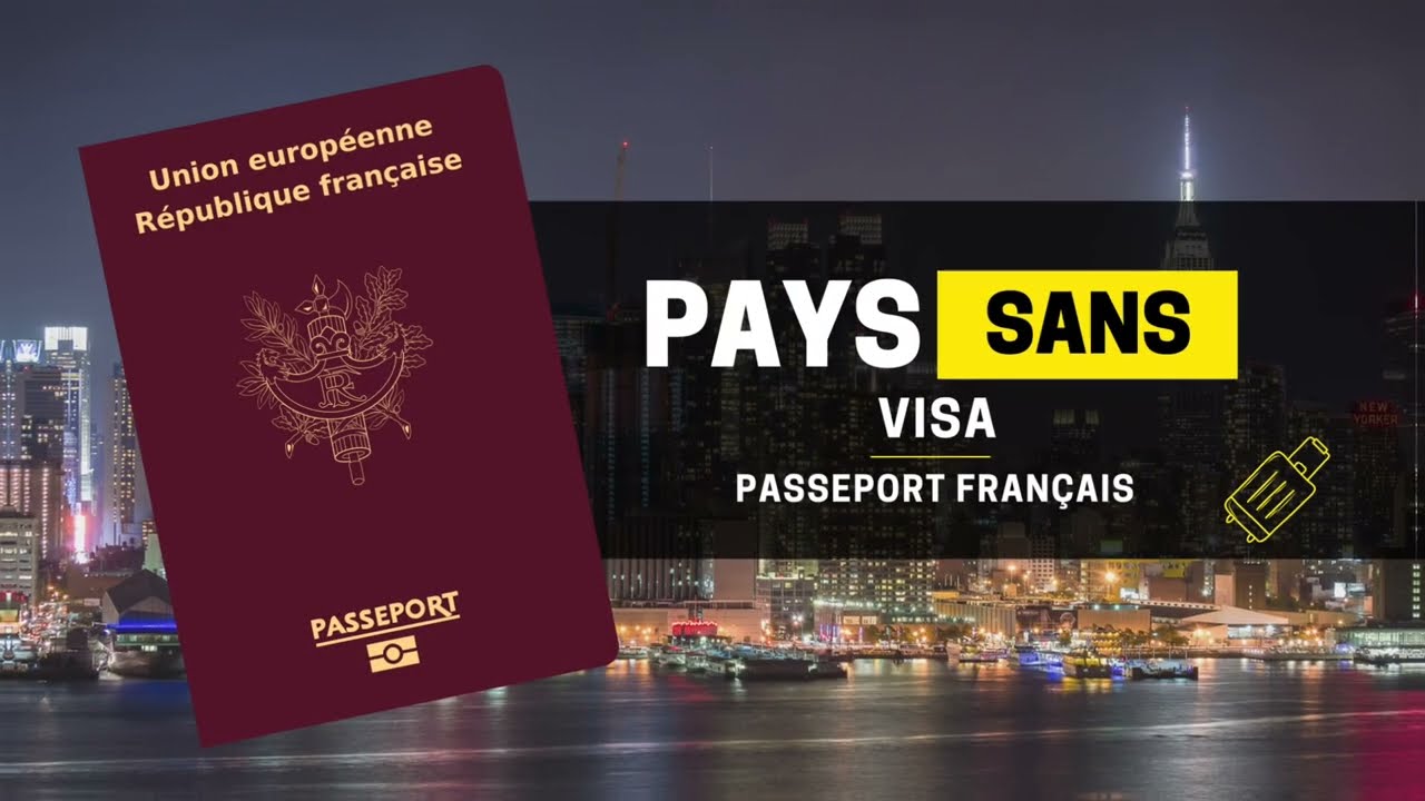 Passeport FRAN&Ccedil;AIS D&eacute;couvrez les Pays sans Visa #voyage #sansvisa #voyager