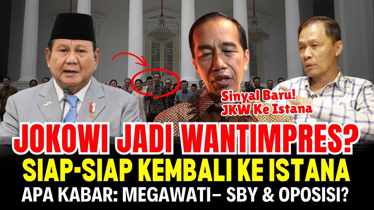Reshuffle Kabinet Prabowo Tunjuk Jokowi jadi Wantimpres? Ini Alasannya!