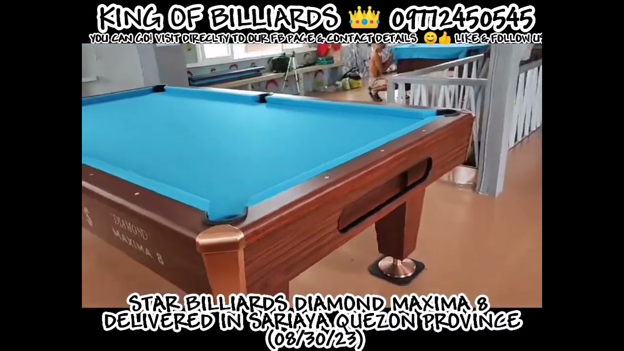 2SETS STAR BILLIARDS DIAMOND MAXIMA 8 DELIVERED N SARIAYA QUEZON PROVINCE 08/30/23 KING OF BILLIARDS
