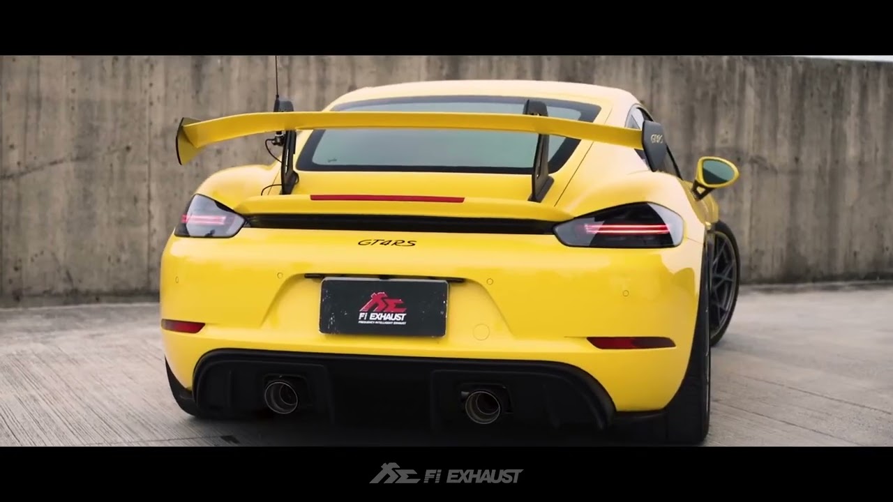 Porsche 718 Cayman GT4 RS x Valvetronic Catless Fi EXHAUST