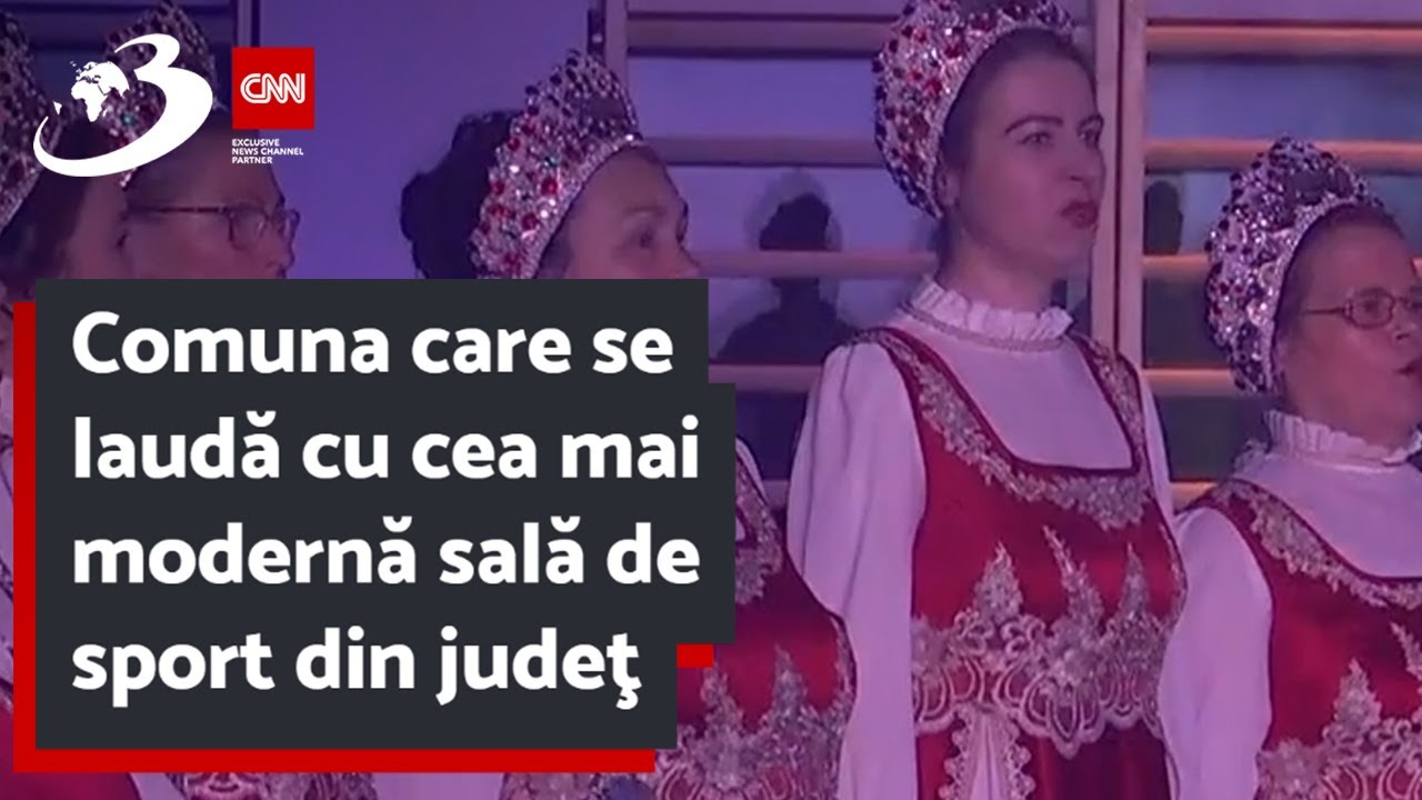 Comuna care se laudă cu cea mai modernă sală de sport din judeţ