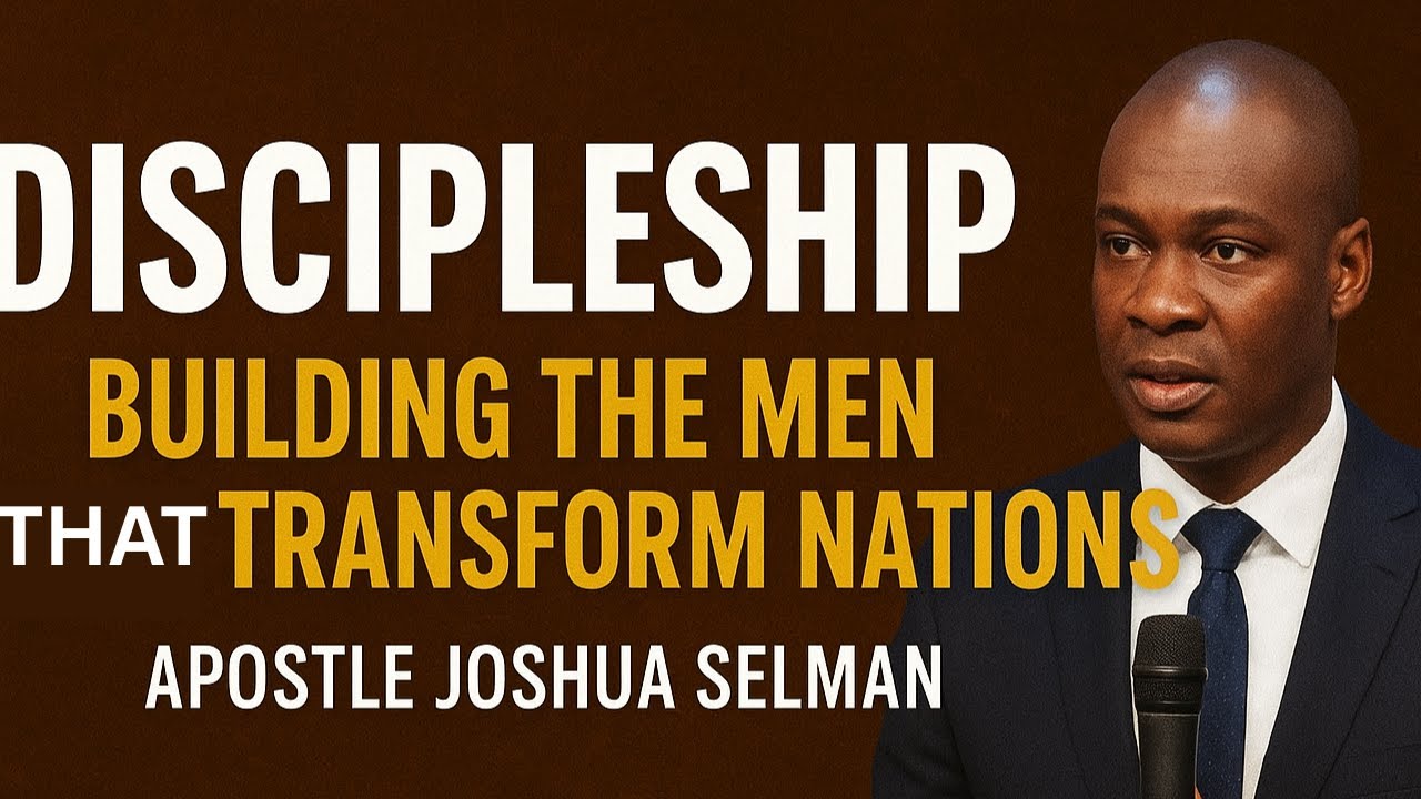 Discipleship: Building the Men that Transform Nations | Apostle Joshua Selman #koinoniaglobal