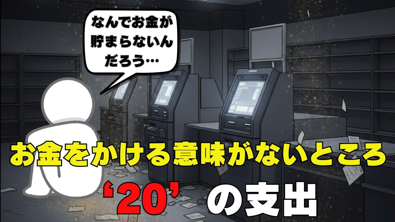 なぜかお金が貯まらない理由　― お金を使う価値のない20のこと【経済アニメ】