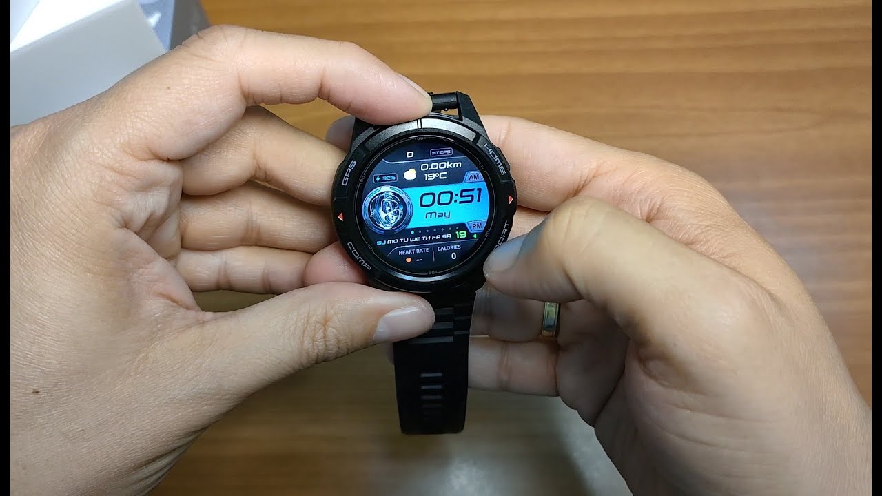 Mibro GS Active unboxing and quick menu view