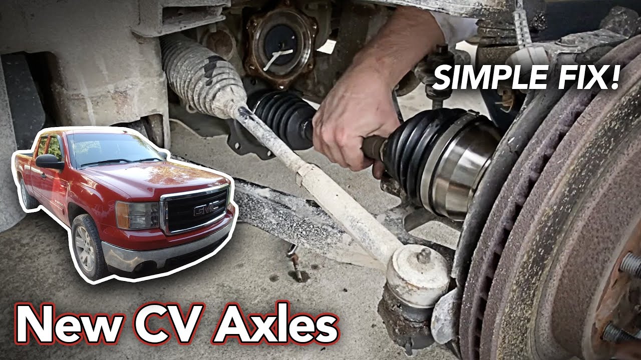 Замена полуосей CV на GMC Sierra / Silverado 2007 года выпуска — как снять и заменить полуоси CV