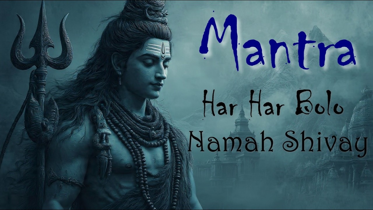 Mantra - Om Namah Shivay🙏 Har Har Bolo Namah Shivay   Powerful Shiva Jaap