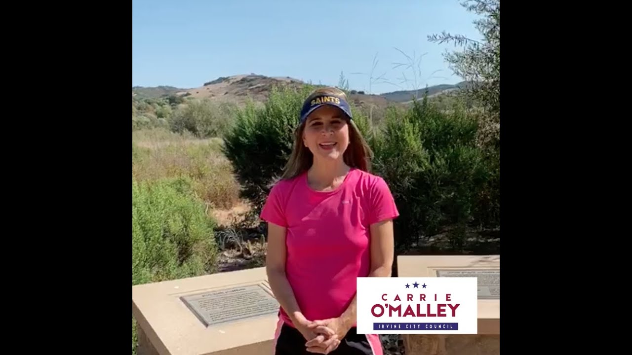 Carrie O'Malley on Irvine Open Space